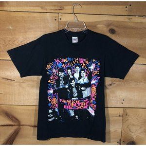 Vintage Backstage Pass New Kids On The Block T-Shirt Mens Size Small Double Side